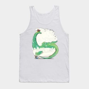 Loch Ness Monster in the Bath Tank Top